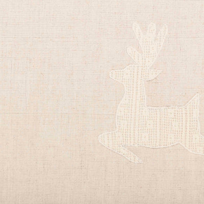 💙 Creme Lace Deer Christmas Winter Table Runner 13" x 72"