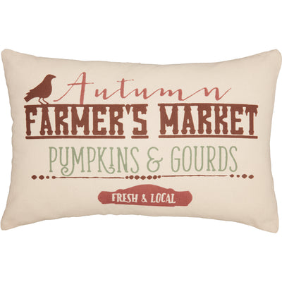 Farmer's Market Harvest Throw Pillow