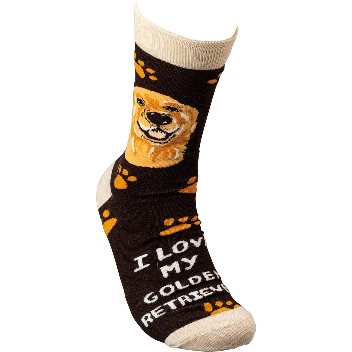 💙 I Love My Golden Retriever Unisex Fun Socks