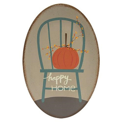 Happy Home Fall Oval Plate