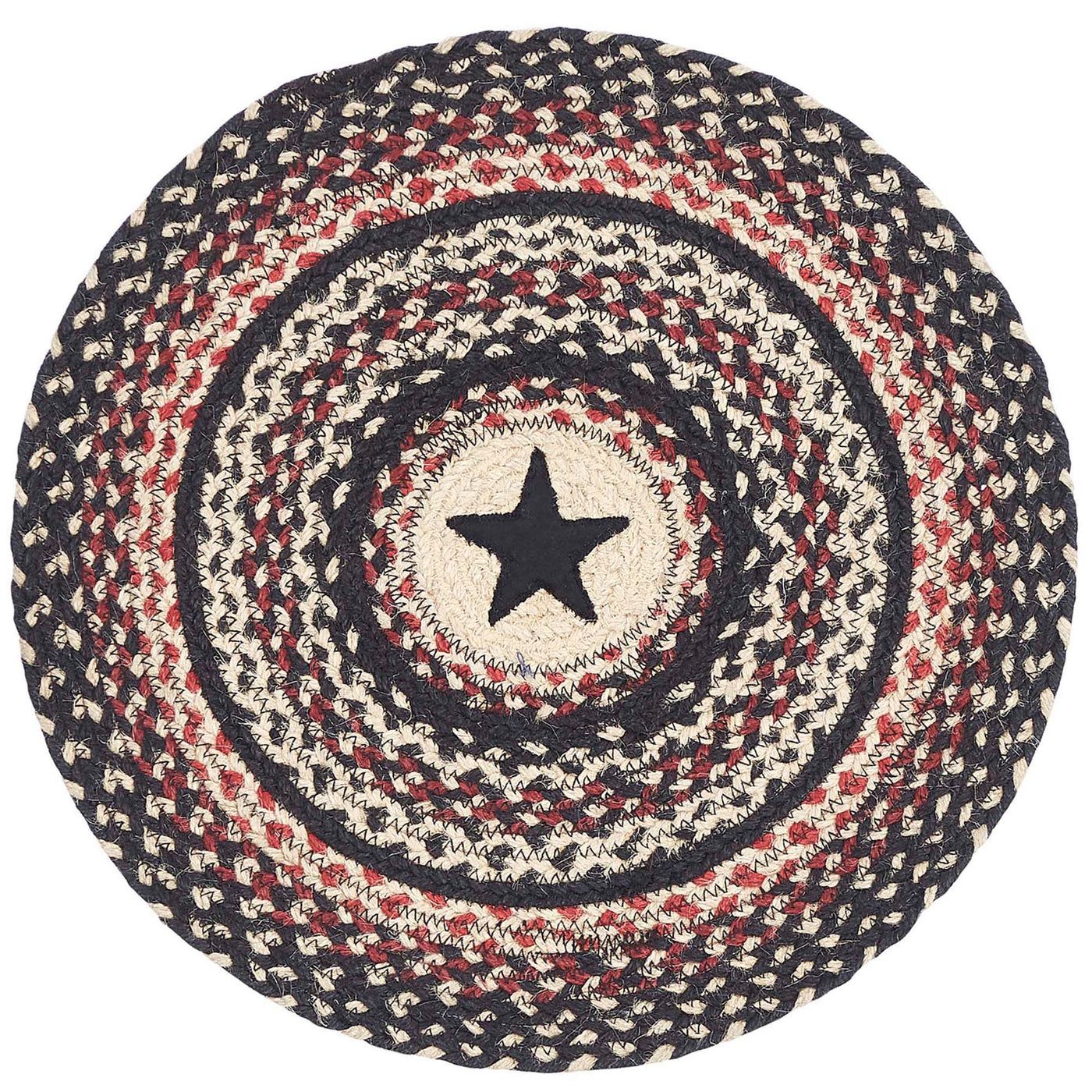 Colonial Star Jute Trivet 15" Diameter