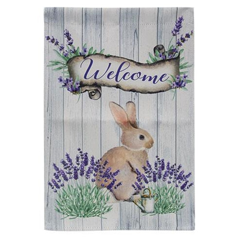💙 Welcome Baby Rabbit Garden Flag