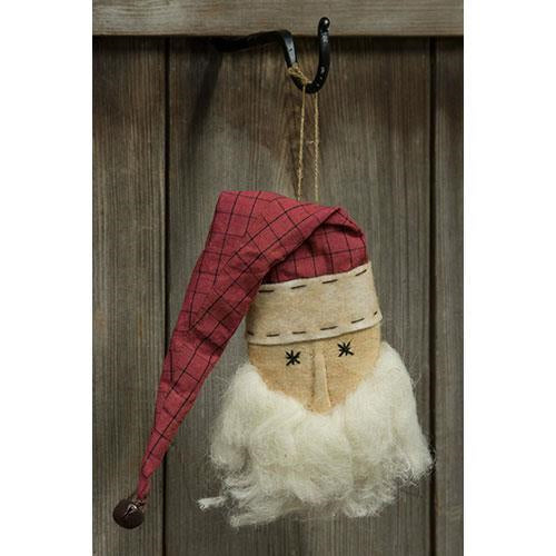 💙 Cozy Christmas Santa Head Ornament