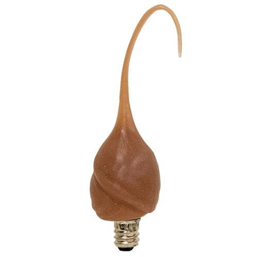 Cinnamon Silicone Flame Cover Light Bulb