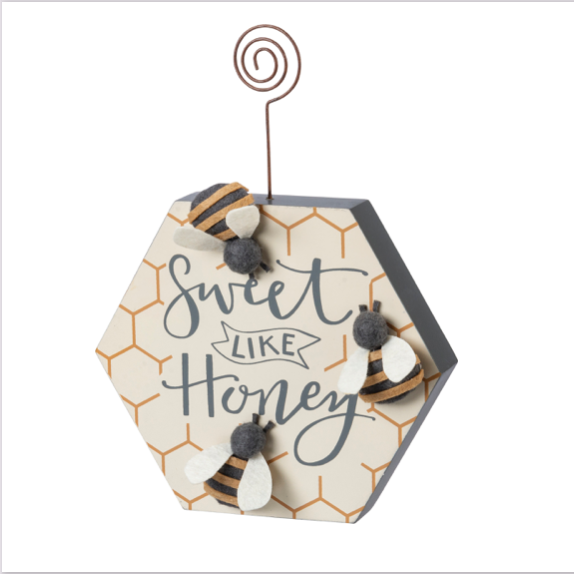 Sweet Like Honey Photo Holder Block