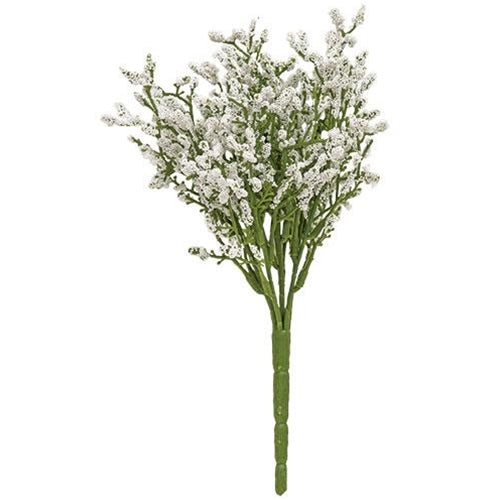 💙 White Array Astilbe 10" Faux Floral Bush