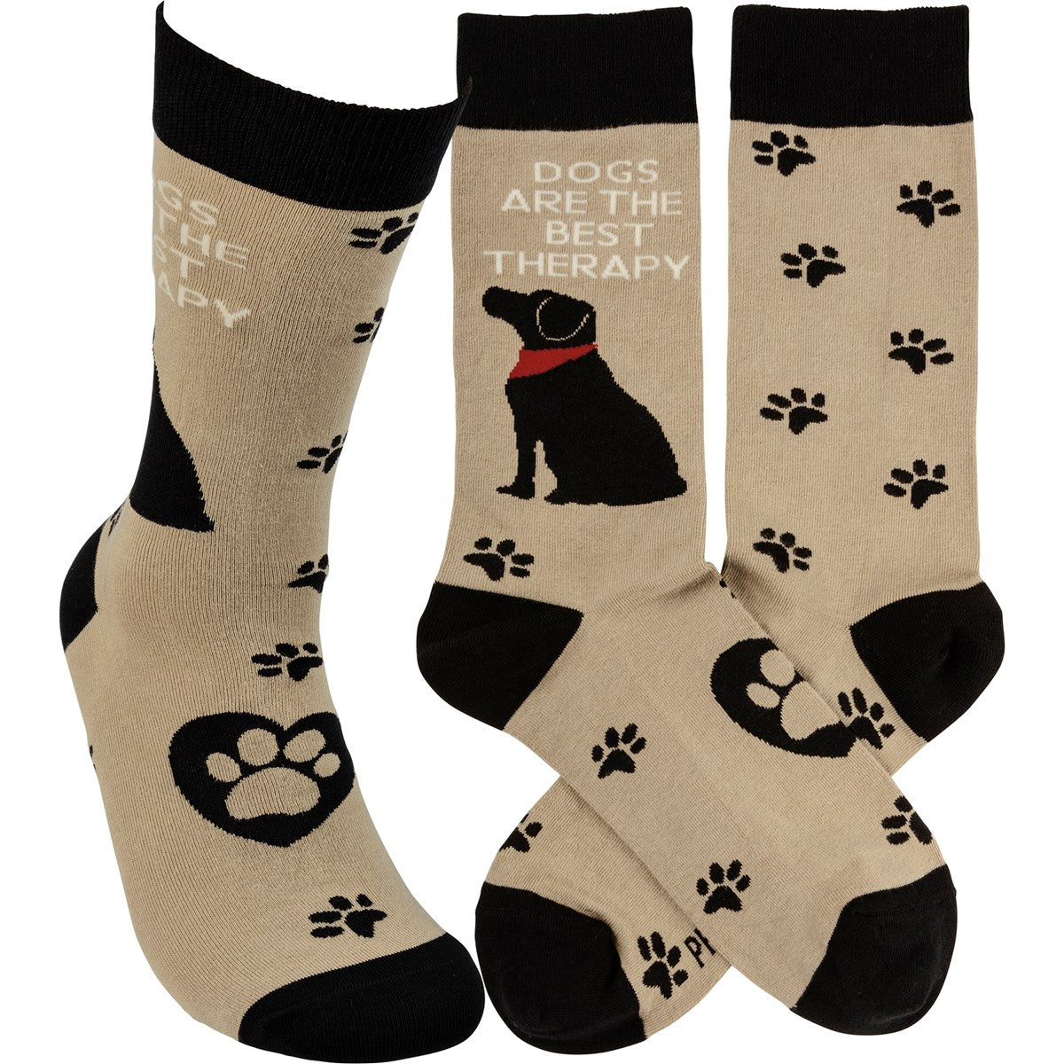 💙 Dogs Are The Best Therapy Unisex Fun Socks