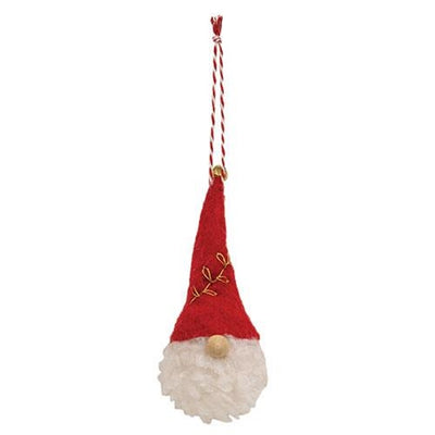 Jingle Bell Red Gnome Felt Ornament