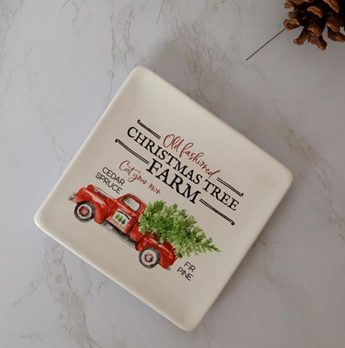 💙 Christmas Tree Farm Appetizer Plate