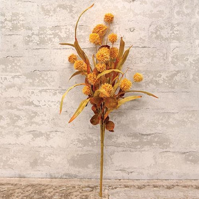 Golden Thistle Top 20.5" Faux Floral Bush