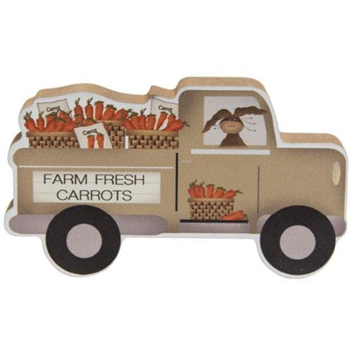 💙 Farm Fresh Carrots Chunky Truck Shelf Sitter