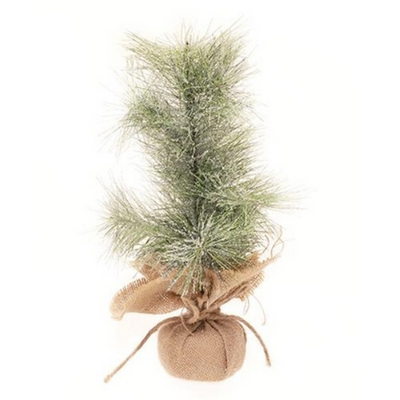 💙 Icy City Holiday Pine Faux 18" H Tree