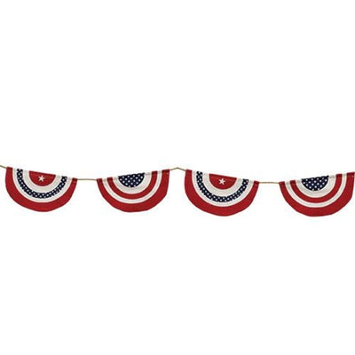 Americana Bunting 70" Red White and Blue Garland