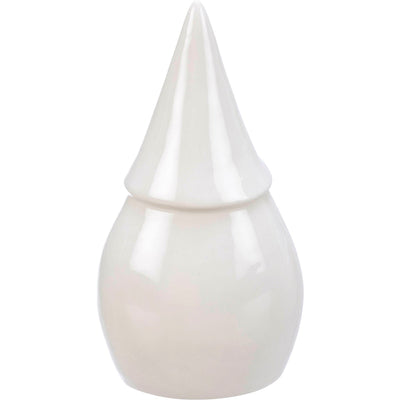 💙 White Ceramic Santa Gnome 5.75" Figure