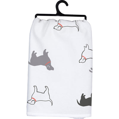 This Towel Belongs To An Awesome Dog Mom Kitchen Towel
