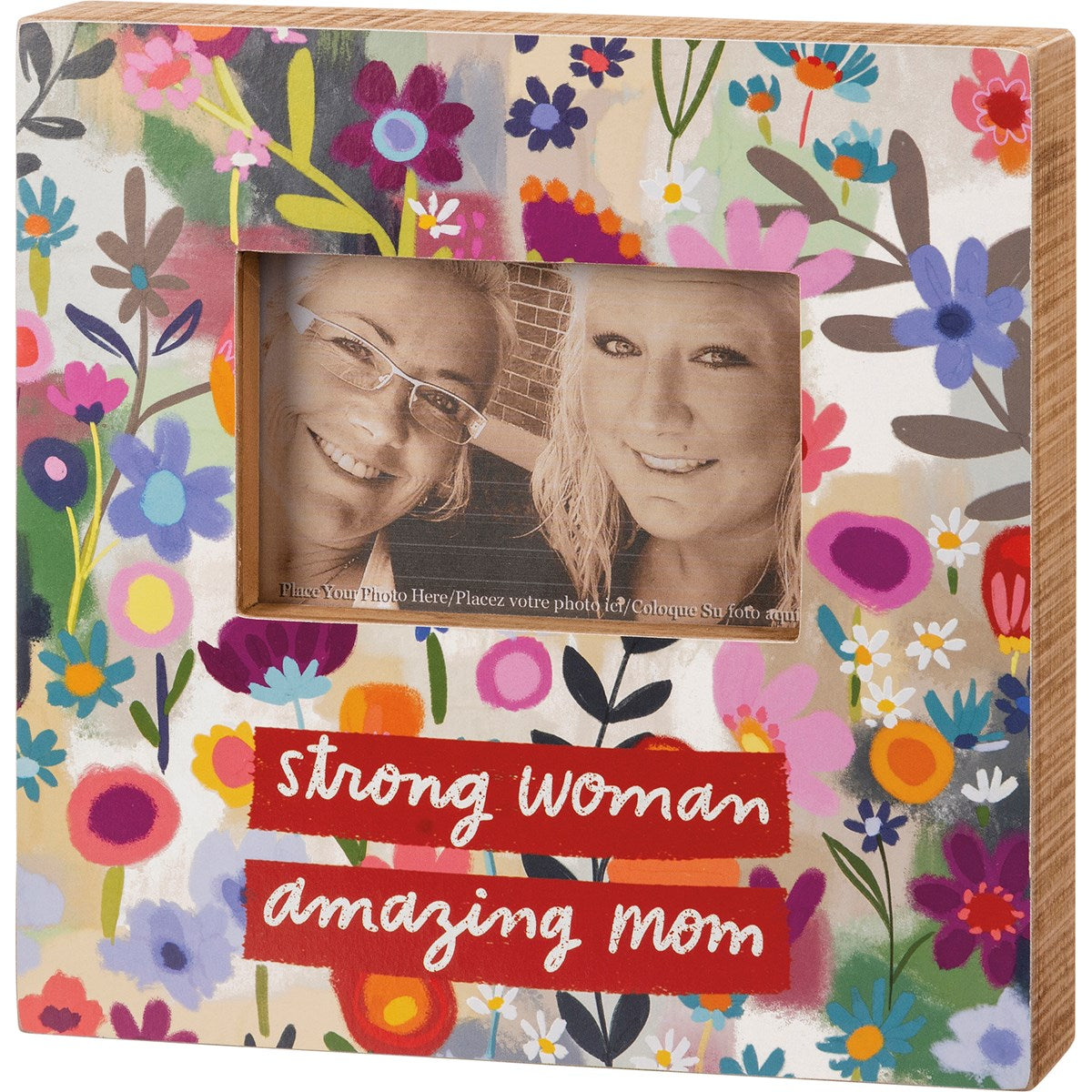 💙 Strong Woman Amazing Mom 10" Frame Box Sign