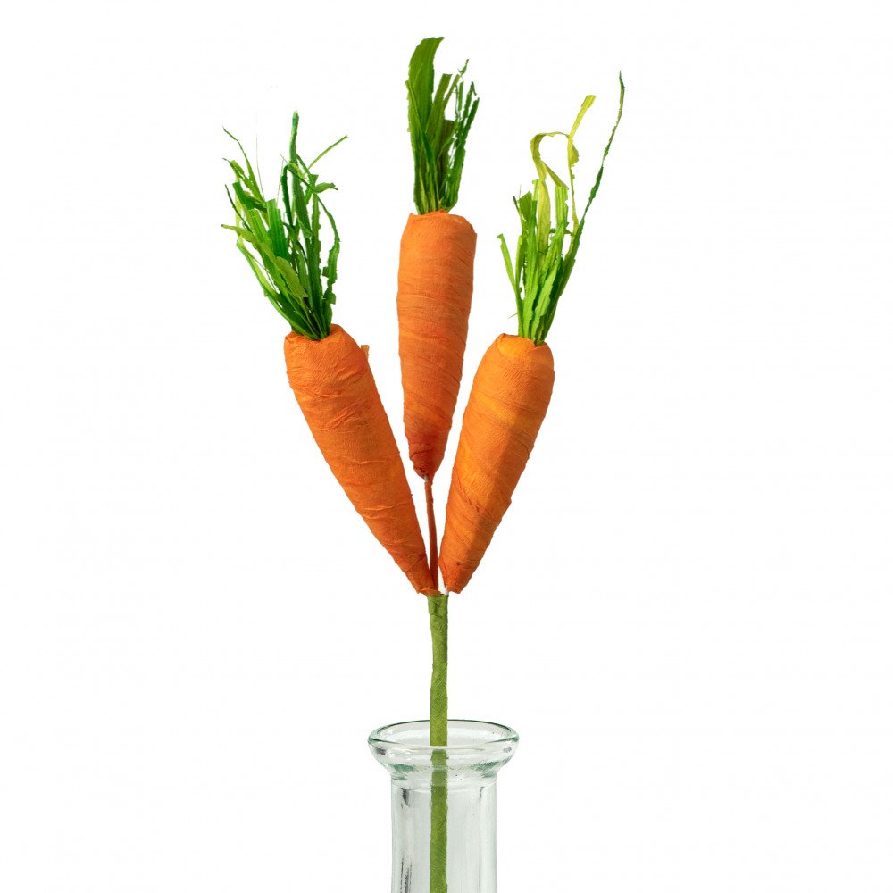 Paper Carrot 9.5" Pick