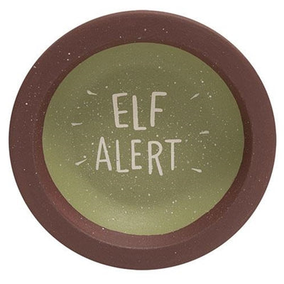 Set of 2 Shake Your Flakes and Elf Alert Mini Decorative Dishes