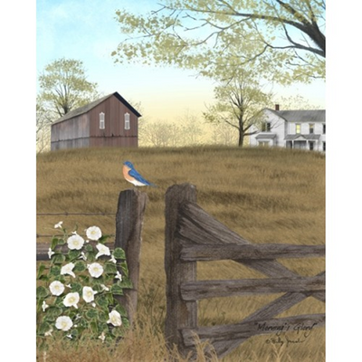 Billy Jacobs Morning's Glory 8" x 10" Bluebird Canvas Print