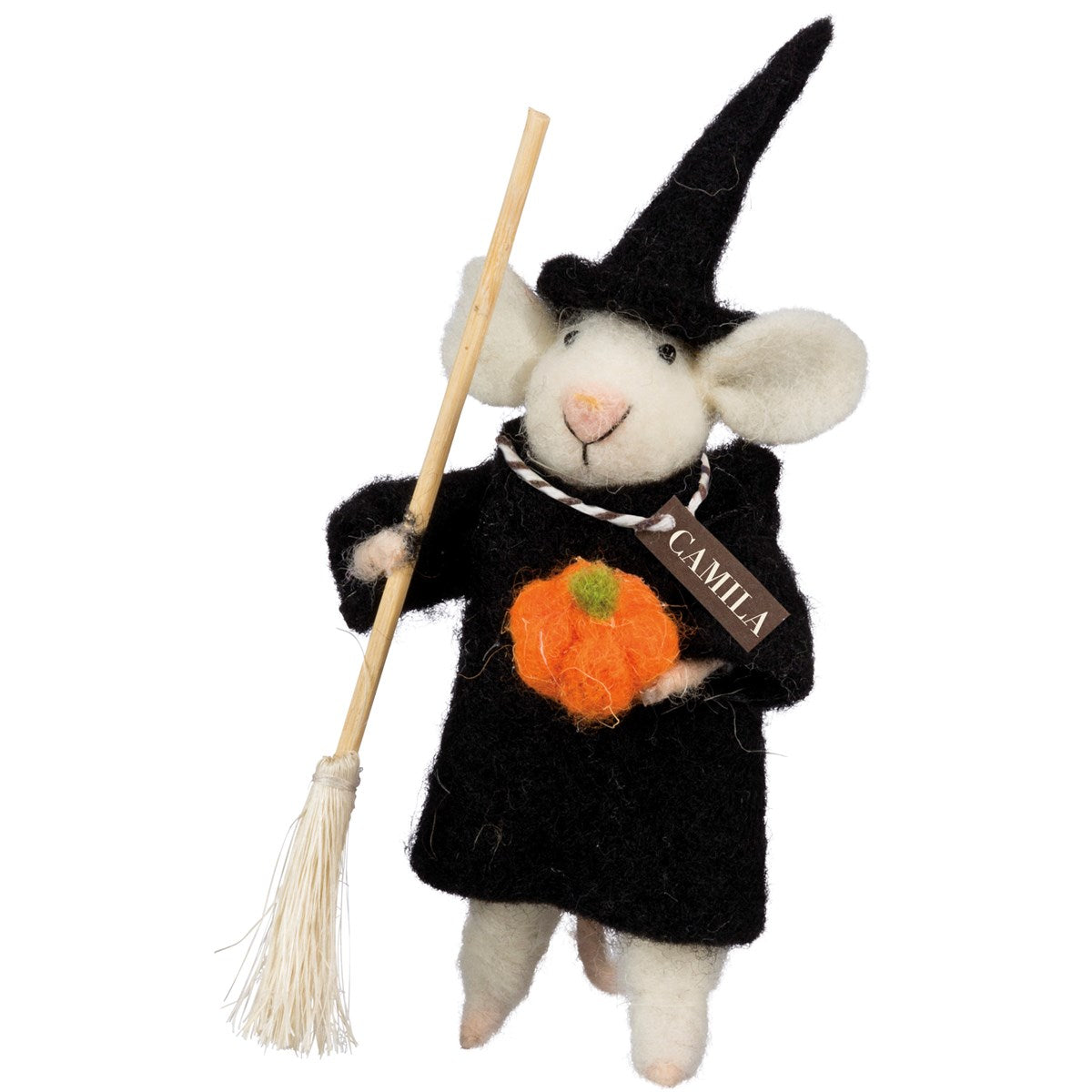 Camila the Witch Mouse Li'l Felt Figure