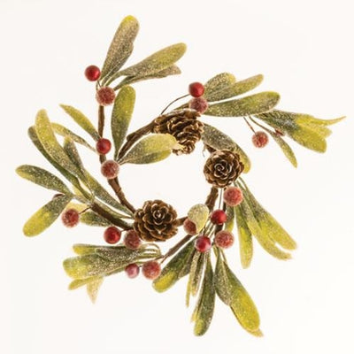 💙 Merry Mistletoe 8" Faux Small Wreath
