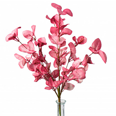 💙 Lamb's Ear Rose Pink Leaf Spray 19" H