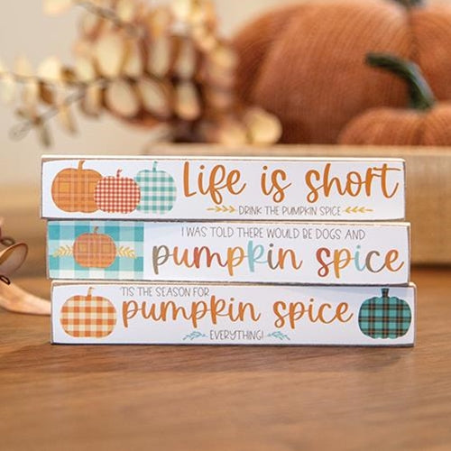 💙 Set of 3 Pumpkin Spice Mini Stick Assortment