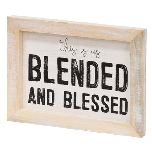 💙 This is Us Blessed and Blended Framed Small Sign