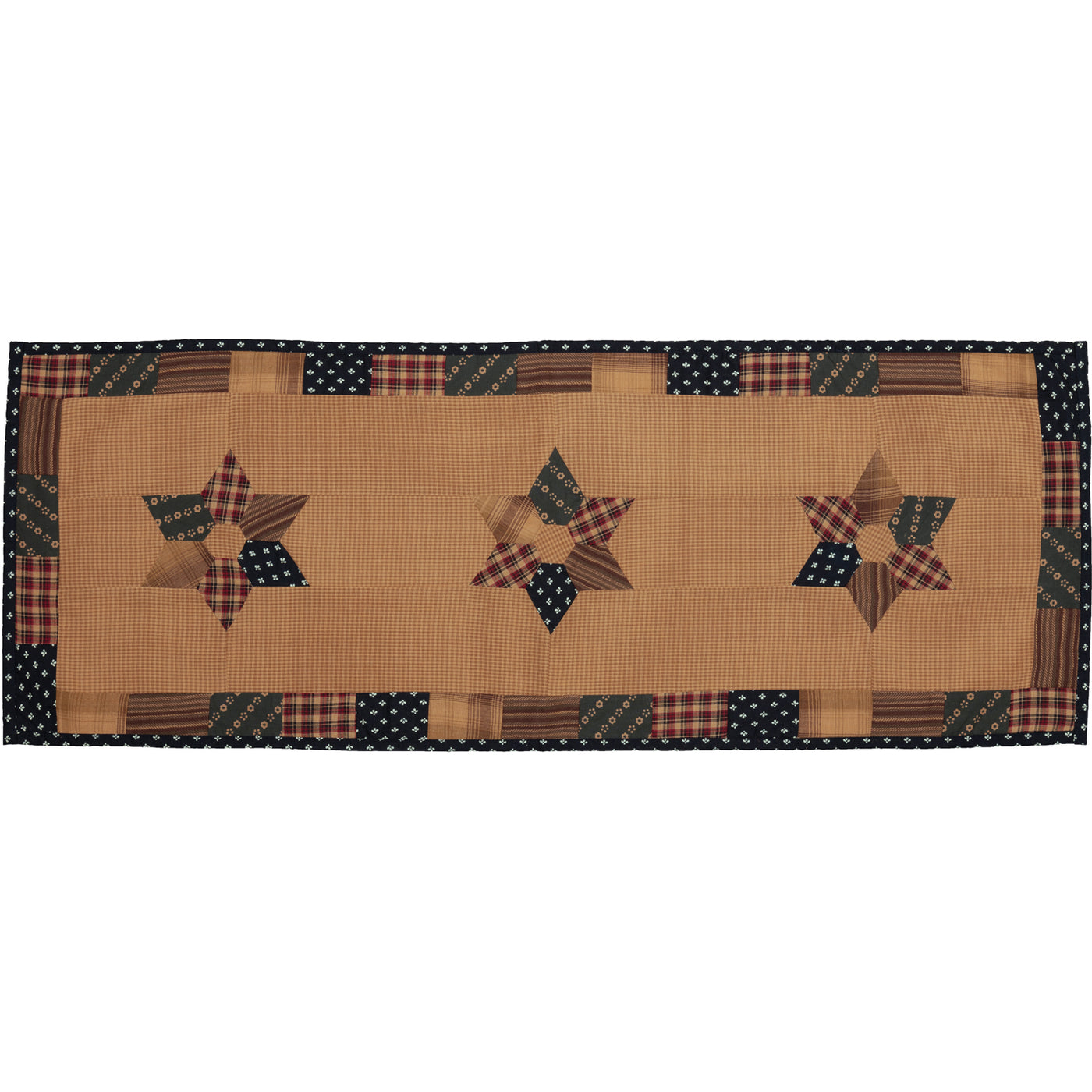 Patriotic Patch Table Runner 13" W x 36" Long