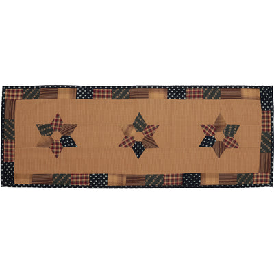 Patriotic Patch Table Runner 13" W x 36" Long