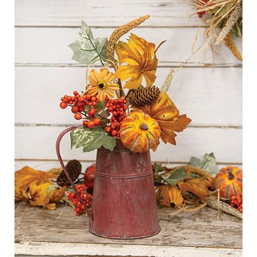 Pumpkin Harvest & Berry 20" Faux Fall Pick