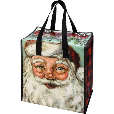 💙 Santa and Christmas Red Truck Insulated Tote
