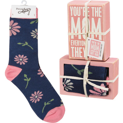 You're the Mom Everyone Wishes They Had Sock & Sign Gift Set