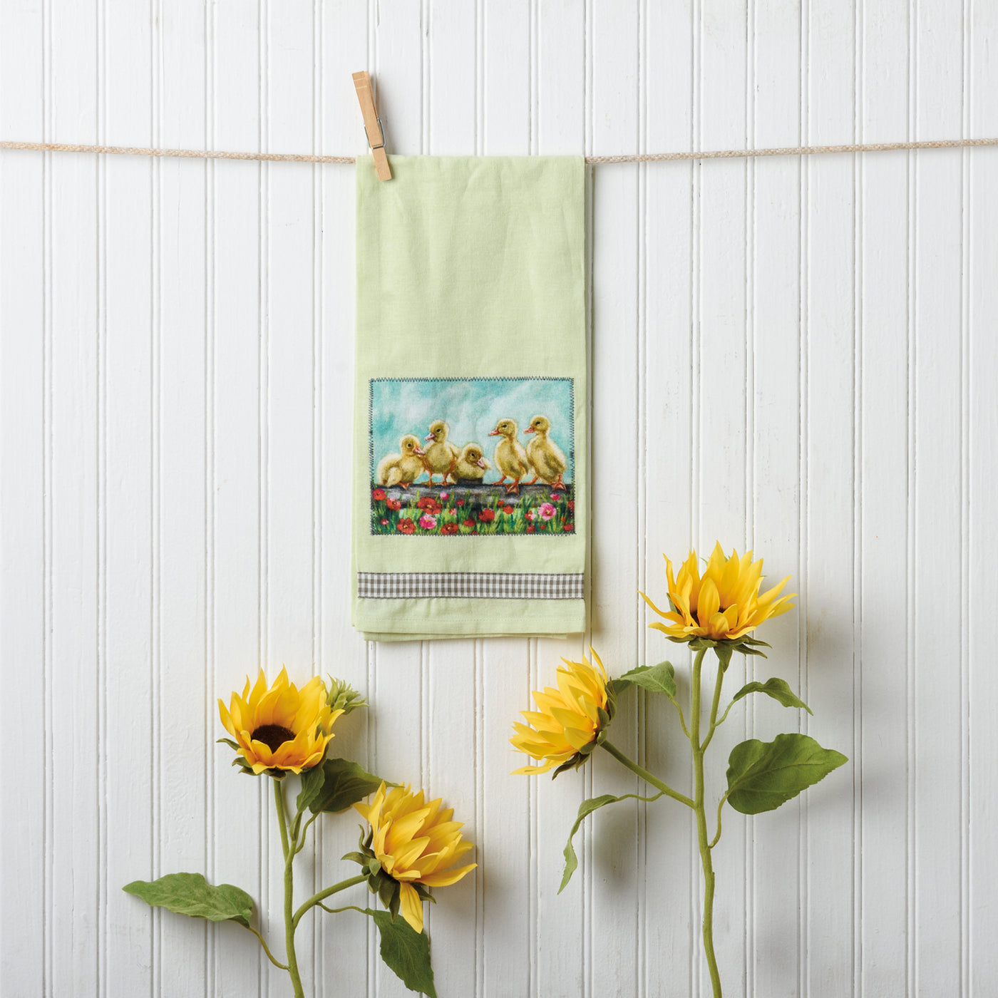 Ducklings in a Row Kitchen Towel
