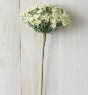 White Allium Faux Floral Stem