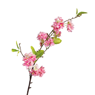 💙 Pink Pear Blossom 35" Faux Floral Stem