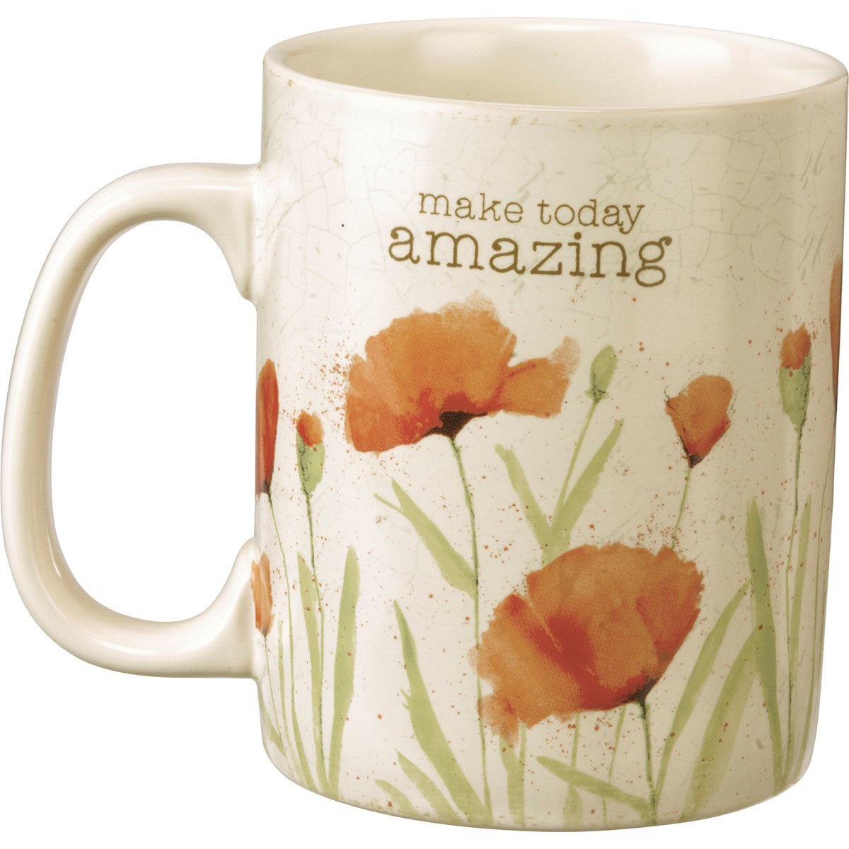 Make Today Amazing Enjoy the Moments Poppy Mug