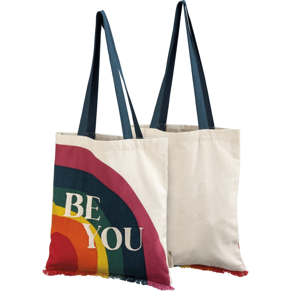 💙 Be You Rainbow Canvas Tote Bag