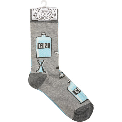 💙 Gin & Tonic Unisex Fun Socks
