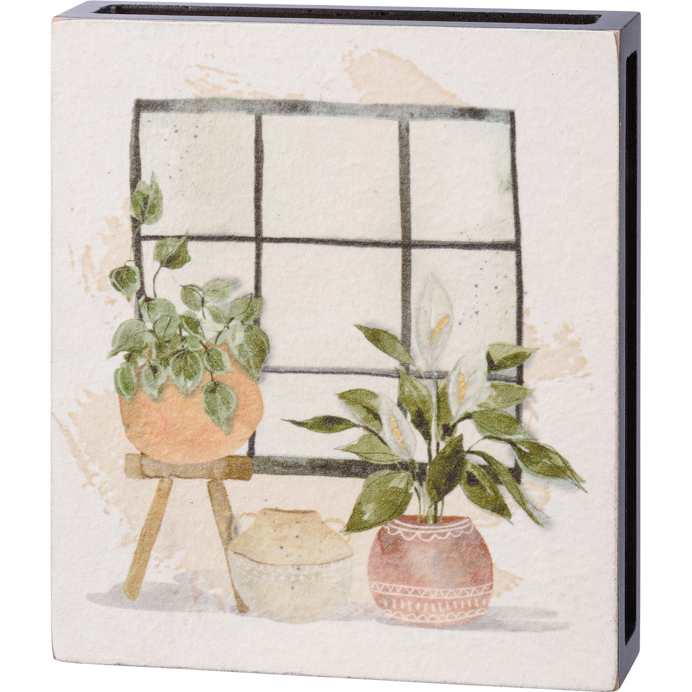 Window House Plants 12" Box Sign