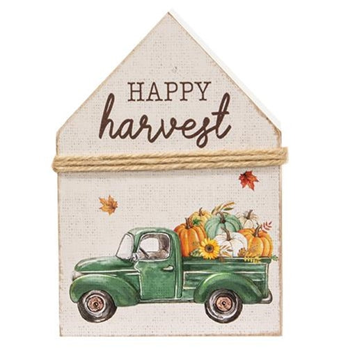 Happy Harvest Chunky House Sitter Pumpkin Truck