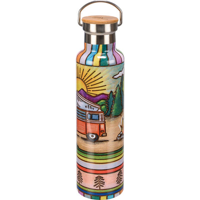 Camping Lifestyle Insulated Stainless Steel Bottle