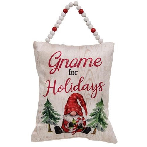 💙 Gnome For The Holidays Mini Pillow Ornament