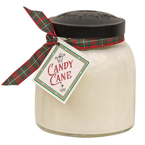 Candy Cane Papa Jar Candle 34 oz