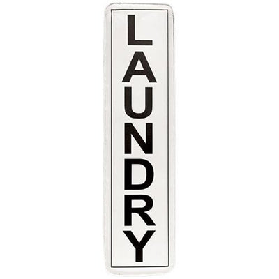 Laundry 22" Vertical Metal Sign