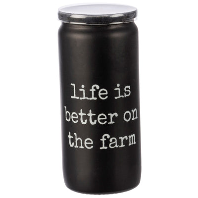 Life is Better on the Farm Sign and Candle Set