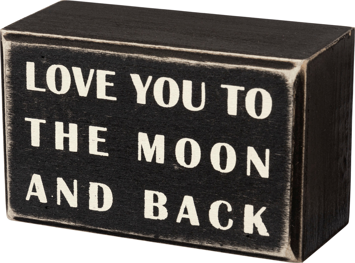 Love You To The Moon And Back Mini Block Sign