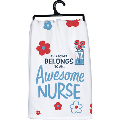 💙 This Towel Belongs To An Awesome Nurse Kitchen Towel
