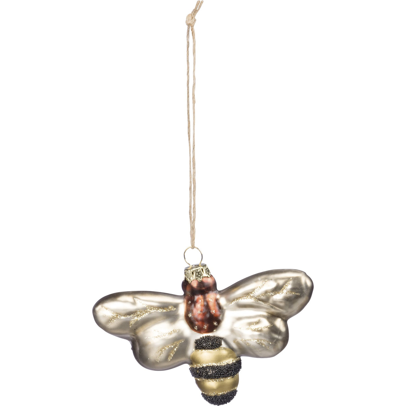 💙 Bee Coated Glass Ornament