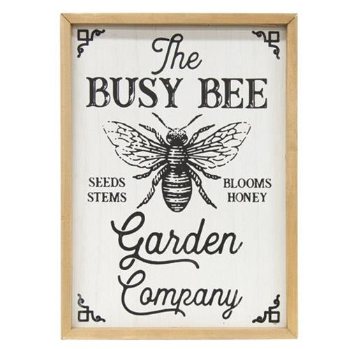 Surprise Me Sale 🤭 Busy Bee Garden Company Wood Wall Sign